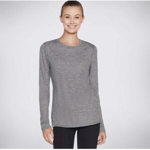 Skechers Womens Godri Swift Long Sleeve Size: Small, Colour: Charcoal