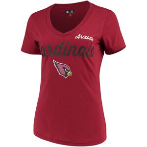 Women's G-III 4Her by Carl Banks Cardinal Arizona Cardinals Post Season V-Neck T-Shirt - Female - Cardinal