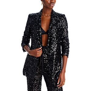 Aqua Sequin Blazer - 100% Exclusive  - Black - Size: Mediumfemale