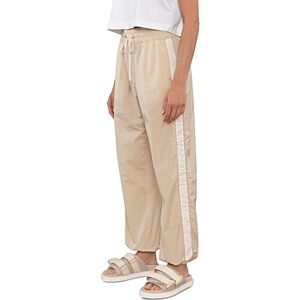 Peserico Side Stripe Wide Leg Pants  - Letter Paper - Size: 40 IT/4 USfemale