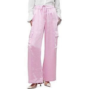 French Connection Chloette Wide Leg Cargo Pants  - Strawberry - Size: Extra Smallfemale