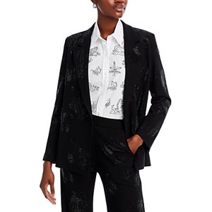 Libertine Gothic Garden Double Breasted Blazer  - Black - Size: Mediumfemale