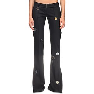 David Koma Mirror Trousers  - Black/Silver - Size: 10 UK/6 USfemale