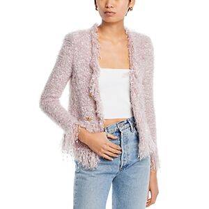 L'Agence Azure Cardigan Blazer  - Dusty Pink - Size: Smallfemale