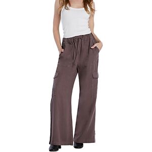 Billy T Easy Denim Cargo Pants  - Swiss Brown - Size: Mediumfemale