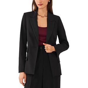 1.state Peak Lapel Tuxedo Blazer  - Rich Black - Size: 10female