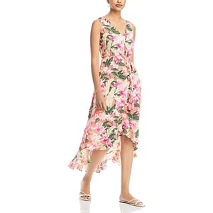 Tommy Bahama Legacy Blooms Sleeveless Maxi Dress  - Pure Coral - Size: Extra Largefemale