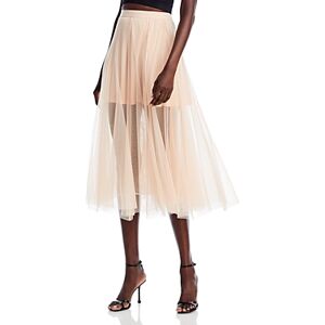 Aqua Tulle Midi Skirt - 100% Exclusive  - Blush - Size: Largefemale