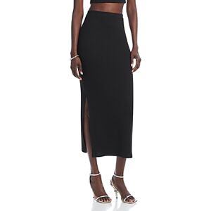 Aqua Seamless Midi Skirt - 100% Exclusive  - Black - Size: Extra Smallfemale