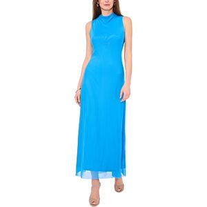 Vince Camuto High Neck Maxi Dress  - Ibiza Blue - Size: Extra Smallfemale