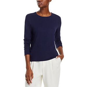 Eileen Fisher Crewneck Top  - Midnight - Size: Largefemale