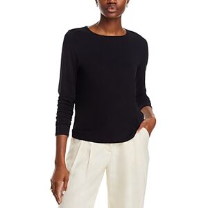 Eileen Fisher Crewneck Top  - Black - Size: Largefemale