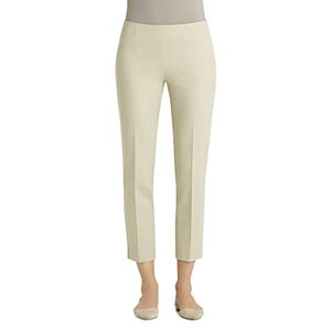 Lafayette 148 New York Jodhpur Cloth Cropped Bleeker Pants  - Khaki - Size: 6female