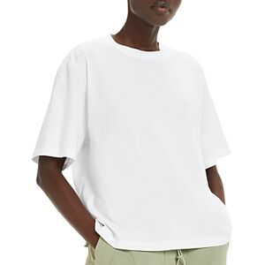 Whistles Boyfriend Oversized Tee  - White - Size: Smallfemale