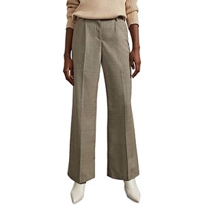 Hobbs London Limited Collection Hawthorne Wide Leg Trousers  - Neutral Multi - Size: 12 UK/8 USfemale