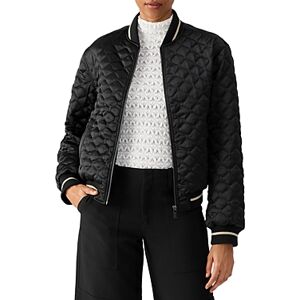 Sanctuary Marilyn Quilted Bomber Jacket  - Black - Size: Mediumfemale