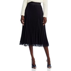 Aqua Midi Pleated Skirt - 100% Exclusive  - Black - Size: Smallfemale