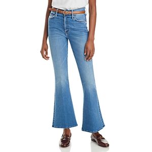 Mother The Weekender Mid Rise Flared Jeans in Layover  - Layover - Size: 34female