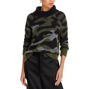 Aqua Long Sleeve Camo Sweater - 100% Exclusive  - Green - Size: Smallfemale