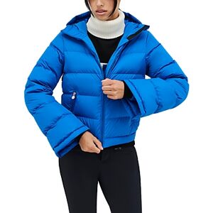 Perfect Moment Polar Flare Down Puffer Jacket  - Dazzling Blue - Size: Extra Largefemale
