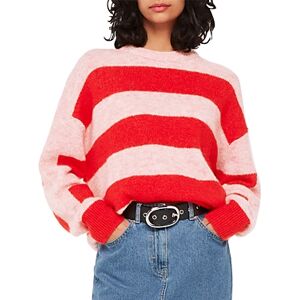 Whistles Crewneck Sweater  - Pink/Multi - Size: Mediumfemale