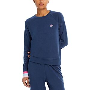 Aqua Star Embroidered Fleece Sweatshirt - 100% Exclusive  - Navy - Size: Smallfemale