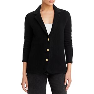 C by Bloomingdale's Cashmere Notch Lapel Cashmere Blazer - 100% Exclusive  - Black - Size: Extra Largefemale