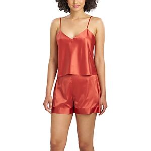 Natori Glamour Shorts Pajama Set  - Rich Spice - Size: Extra Smallfemale