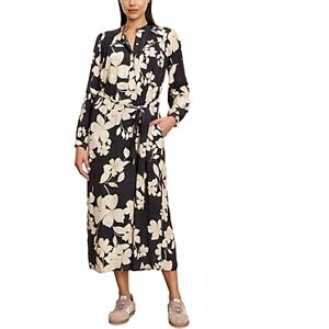 Velvet by Graham & Spencer Josepha Floral Maxi Dress  - Black - Size: Smallfemale