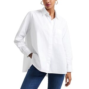 French Connection Relaxed Shirt  - Linen White - Size: Largefemale