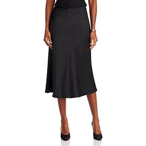 Aqua Midi Slip Skirt - 100% Exclusive  - Black - Size: Mediumfemale