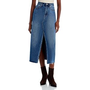 Aqua Denim Midi Skirt - 100% Exclusive  - Medium Wash - Size: Extra Smallfemale