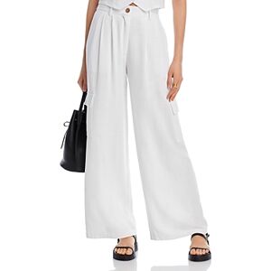 Aqua Cargo Wide Leg Pants - 100% Exclusive  - White - Size: Largefemale