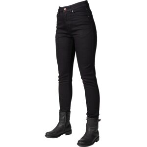 Bull-It Eclipse AA Approved Slim Fit Black Ladies Motorcycle Jeans - UK 16   EU 44   US 12 - Regular (31"), Black  - Black