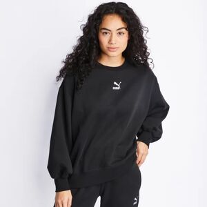 Puma Classic Crew Neck Top - Women Sweatshirts  - Black - Size: Extra Small