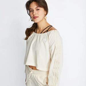 Adidas Originals Relaxed Risque Crew Neck - Women Sweatshirts  - Beige - Size: Extra Small