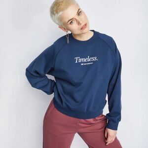 New Balance Athletics - Women Sweatshirts  - Navy - Size: Small