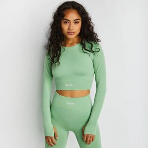 Peach Fit Sophia Seamless - Women T-shirts  - Green - Size: Large