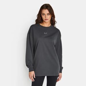 Nike Dance Oversized - Women T-shirts  - Grey - Size: Extra Small