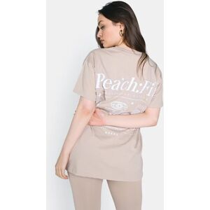 Peach Fit Statement - Women T-shirts  - White - Size: Large