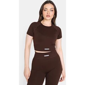 Peach Fit Libby Seamless - Women T-shirts  - Brown - Size: Small