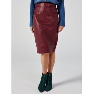 Outlet Ruth Langsford Faux Leather Pencil Skirt Ponte Side Panels