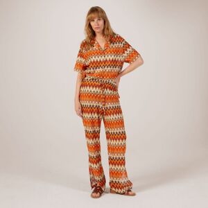 Chelsea Peers Straight Leg Trousers Crochet