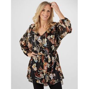 Frank Usher V-Neck Chiffon Tunic