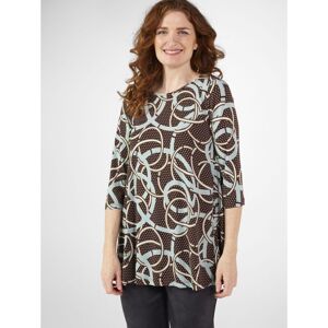 Kim & Co Printed Brazil Jersey 3/4 Sleeve Tunic