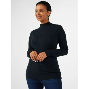 Dannii Minogue Turtle Neck Stitch Detail Jumper Regular