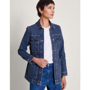 Monsoon Melanie Patch Pocket Longer Line Jacket