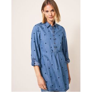 White Stuff Eva Embroidered Denim Tunic