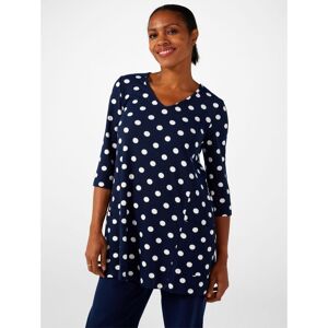 Kim & Co Printed Soft Touch Swing Tunic with Pockets