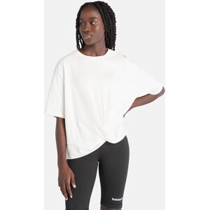 Timberland Timberfresh Drape Tee For Women In White White, Size XS